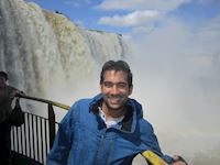 Jean Sebastien at Iguaçu Falls, Brazil